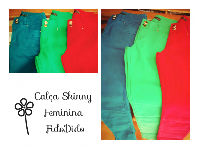 Calça Skinny Feminina Fido Dido