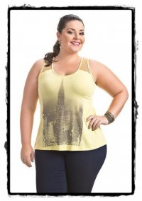 Moda Feminina Plus Size GG EXG Linda G Hitan