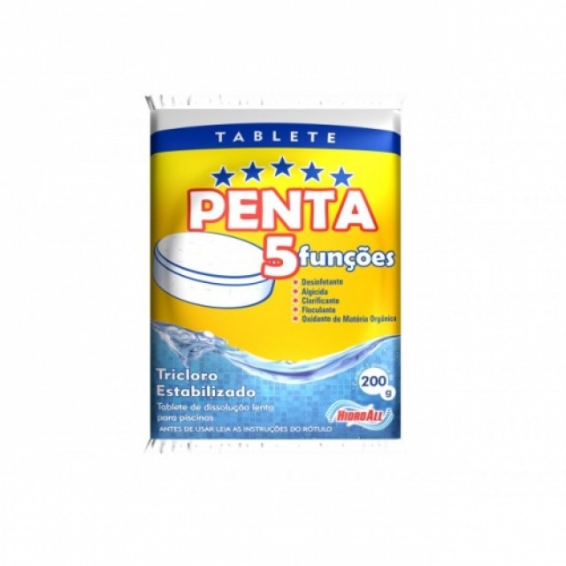 Pastilha de cloro Penta 5x1 Hidroall