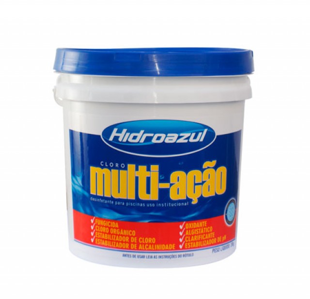 Cloro Multi-ação Hidroazul 10 KG