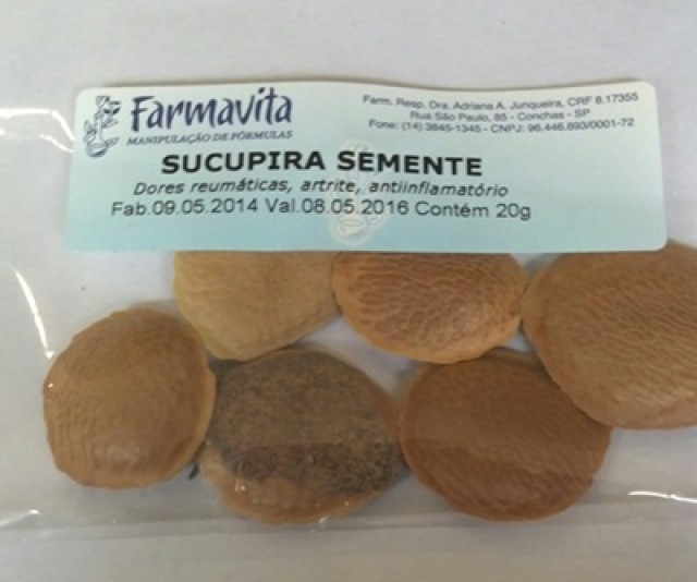 Sementes de Sucupira, ideal para chás.. Produto Manipulado por Farmavita.