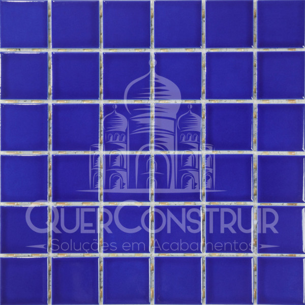 Pastilha de Porcelana 5mm HP08A52 30x30 Azul Cobalto