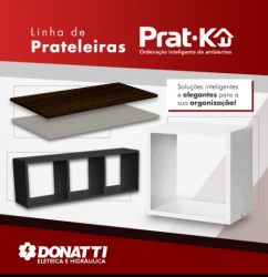 Para sua casa - Prateleiras Organizadoras Prat K  - Prateleiras Organizadoras Prat K 