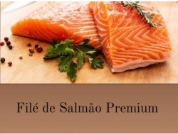 Alimentação - Filé de salmão fresco premium - Filé de salmão fresco premium