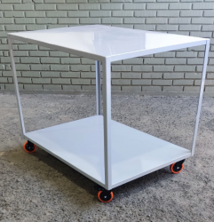 mesa aço carbono com pintura eletrostática 