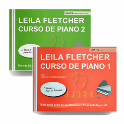 Método Leila Fletcher Vol 1 e Vol 2 Curso de Piano Editora Ricordi  