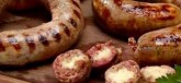 Alimentação - Linguiça com Queijo Coalho e Azeitona - Linguiça com Queijo Coalho e Azeitona