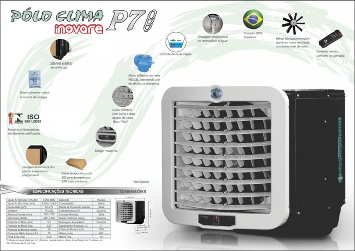 Climatizador de Ar Evaporativo